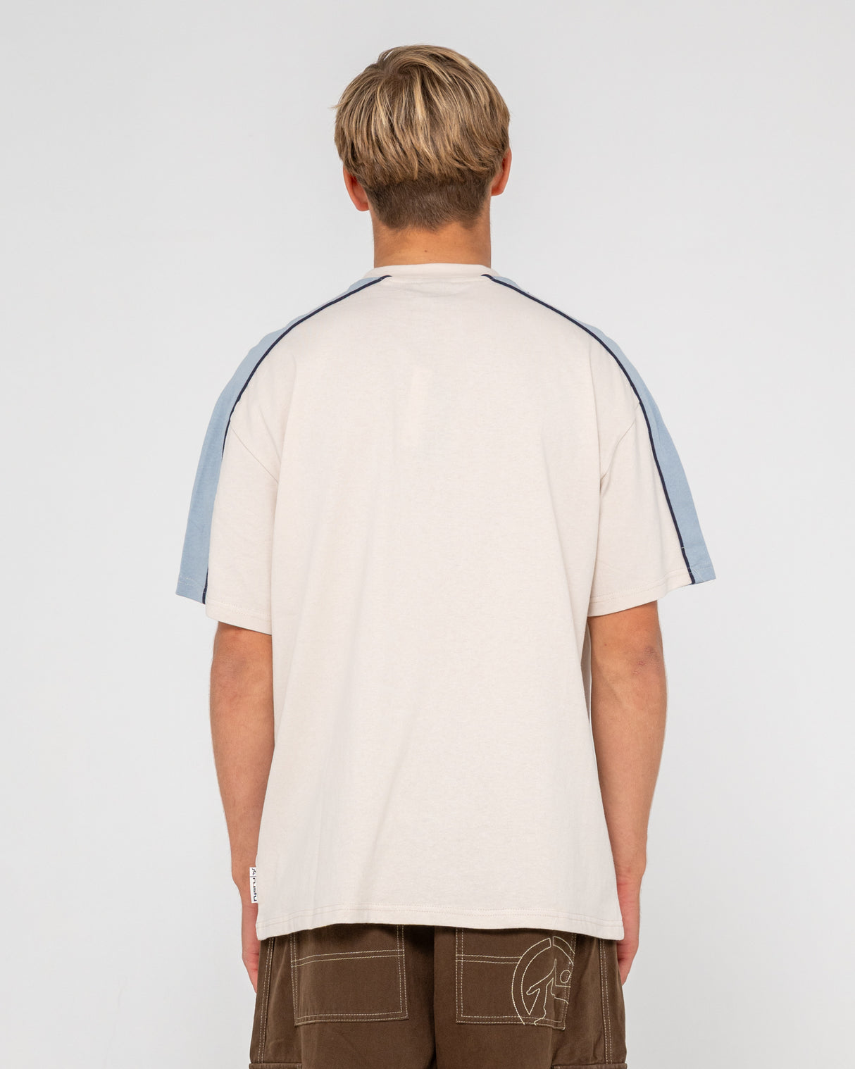 Rusty Alonso Cream S/S Tee Shirt