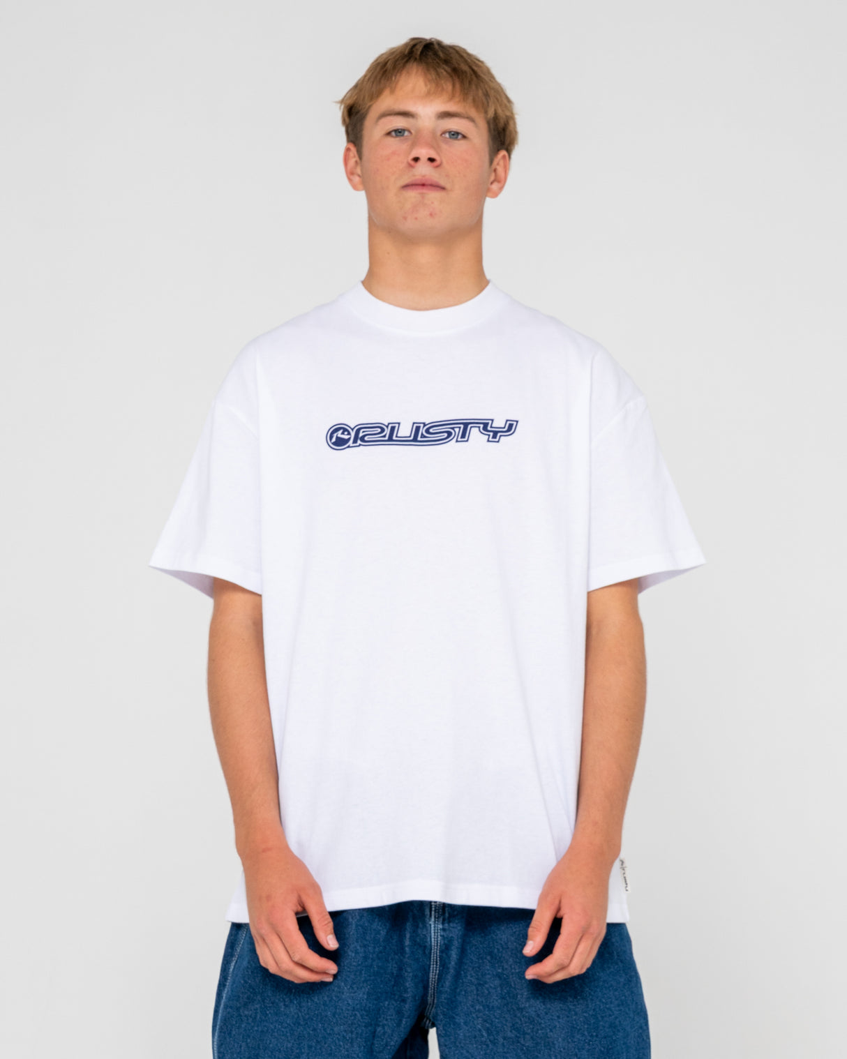 Rusty Flip Daddy 2.0 White S/S Tee Shirt