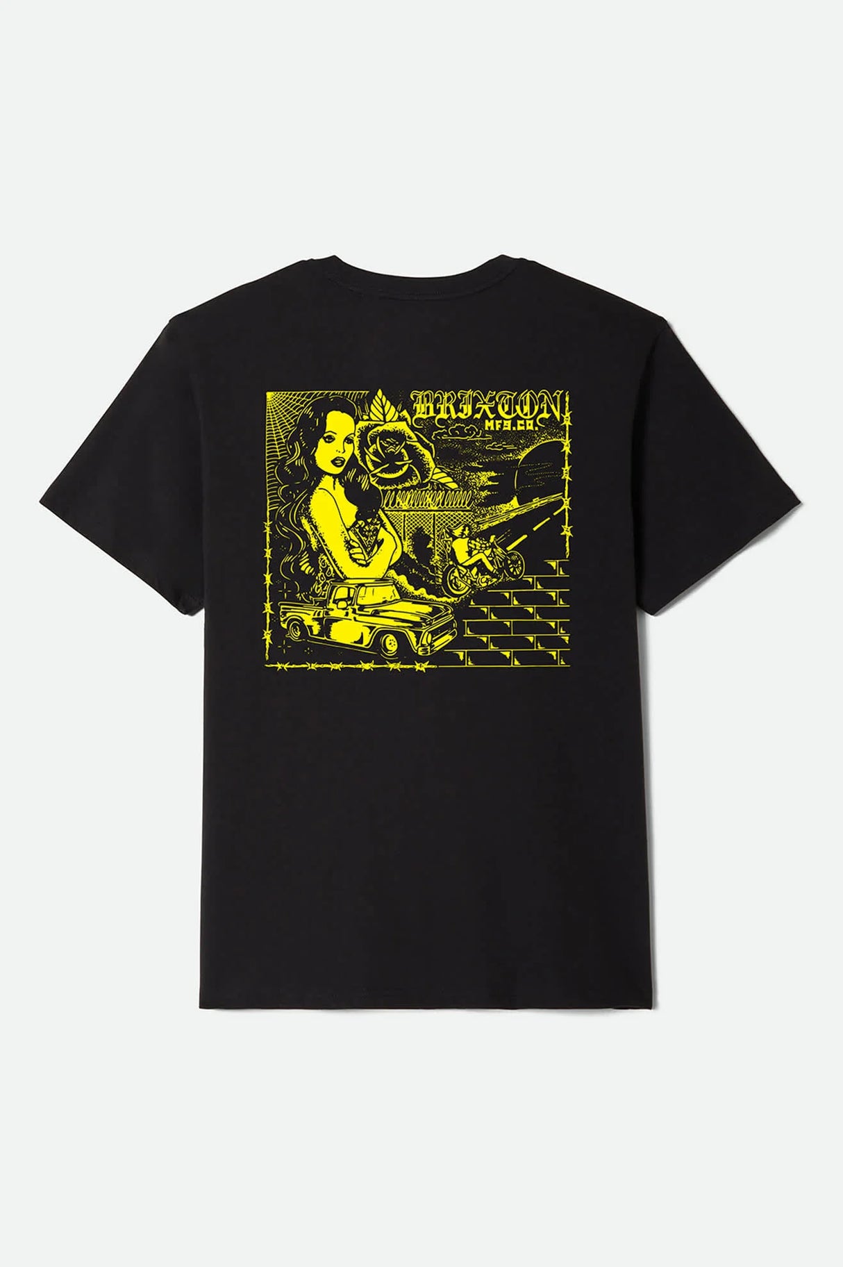 Brixton Cisco Black S/s Standard Tee Shirt