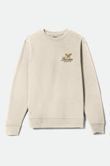 Brixton Well Whitecap Crewneck Sweatshirt