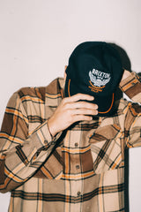 Brixton Waller HP Black Snapback Hat