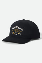 Brixton Beekman MP Black Snapback Hat