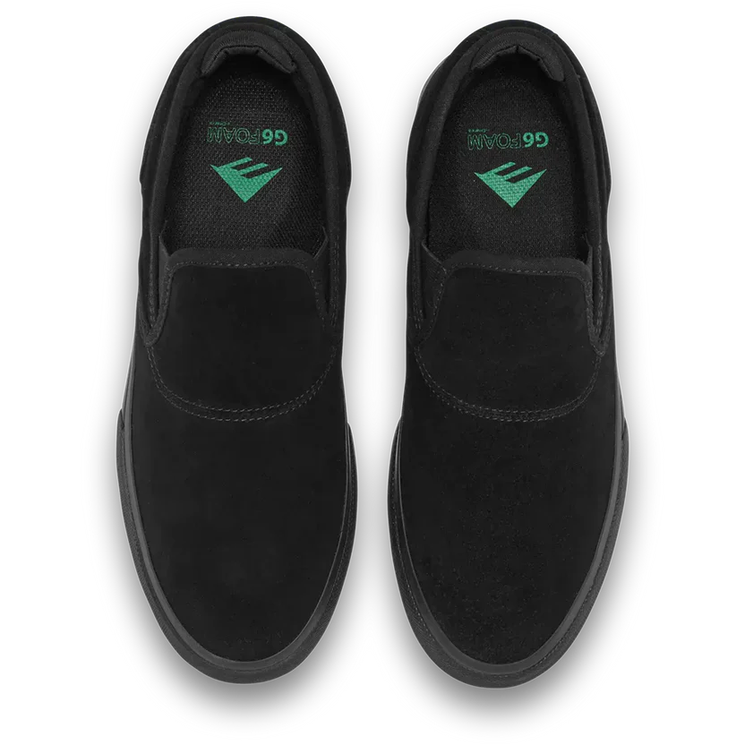 Emerica Wino G6 Slip-On Black/Black/Black Shoes