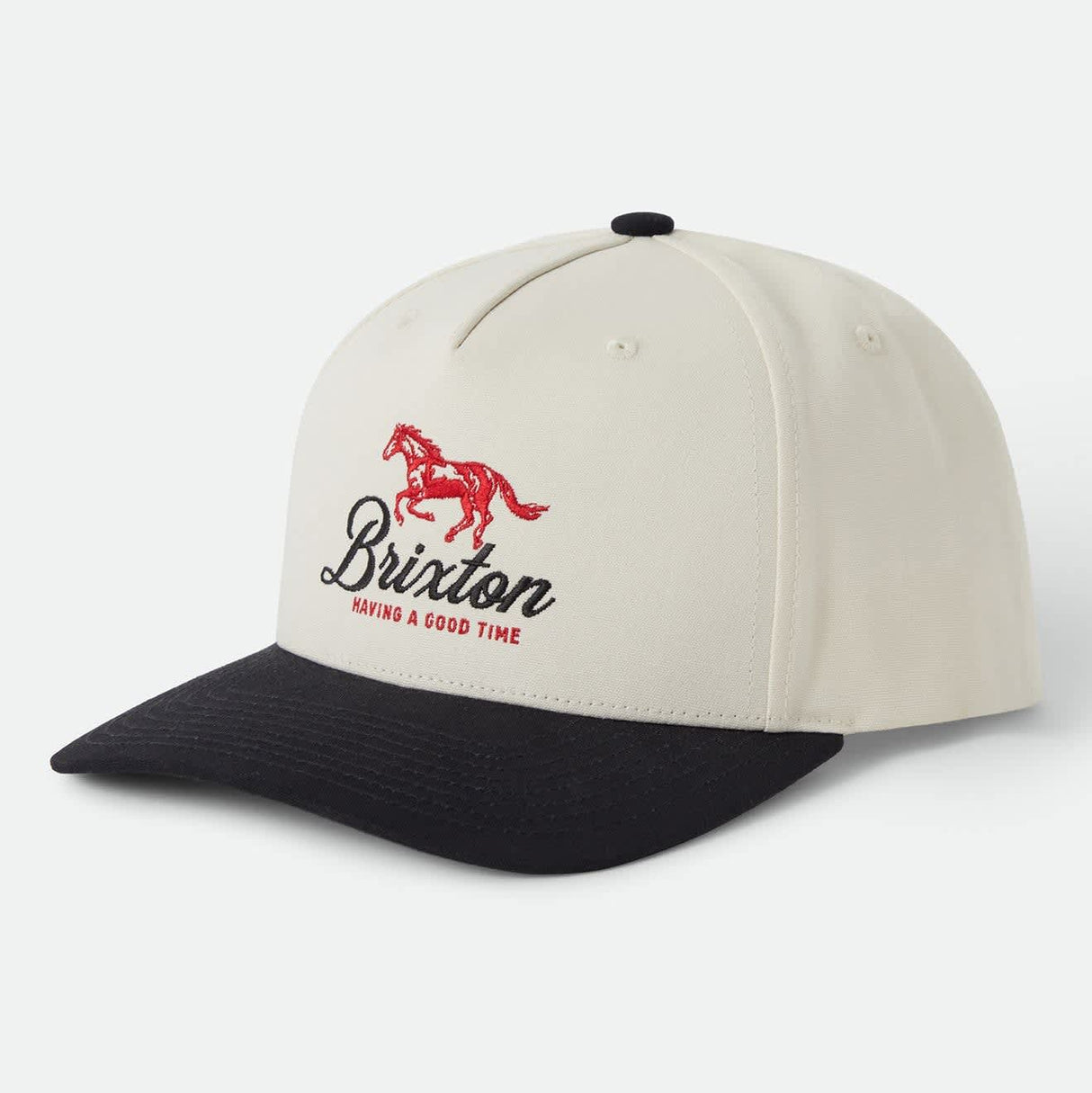 Brixton Good Times Black/Whitecap C MP Snapback Hat