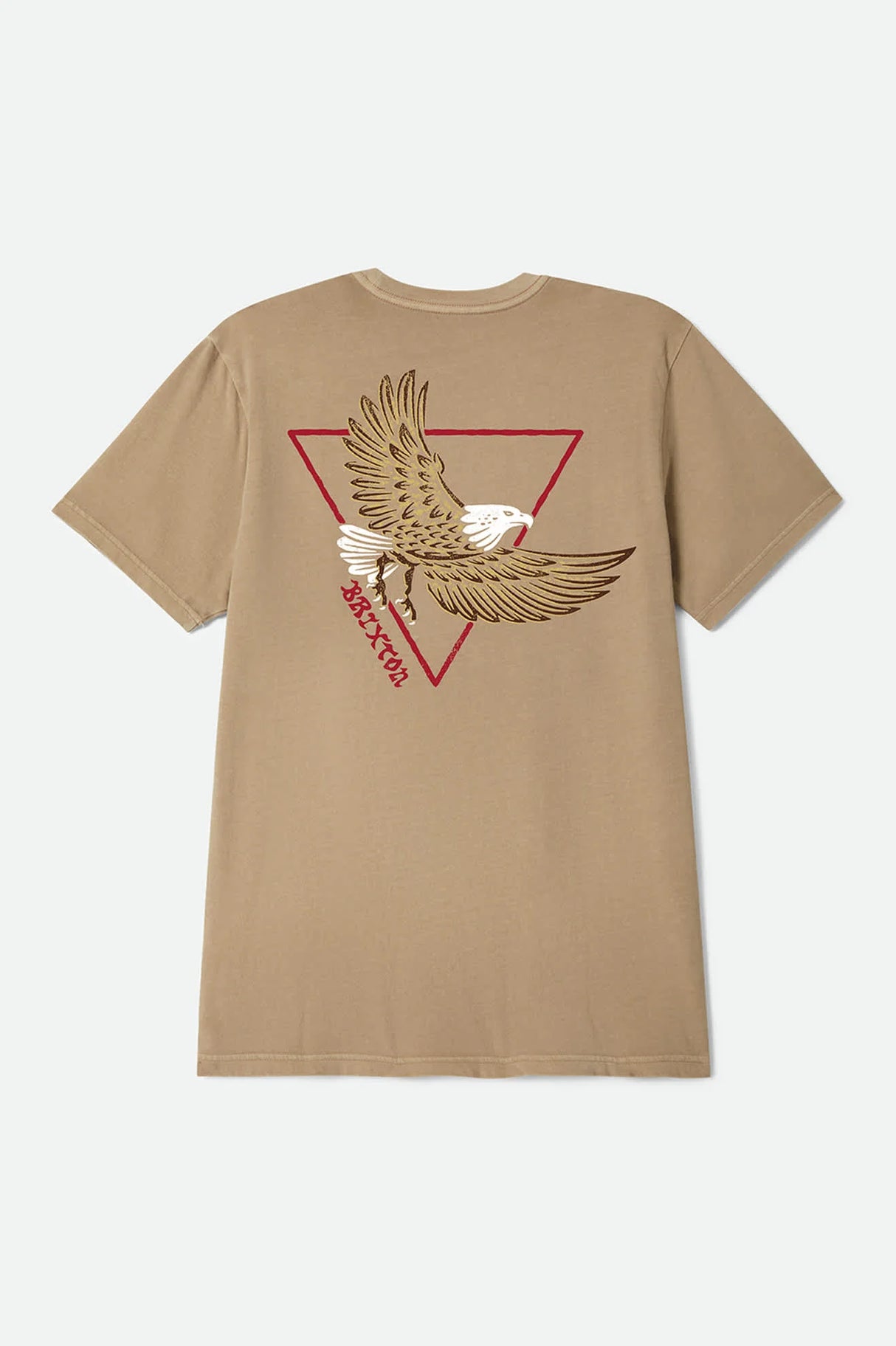 Brixton Opal Timeless Taupe Worn Wash S/s Standard Tee Shirt