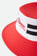 Brixton Rainier X Brixton Natural/RED Boonie Hat