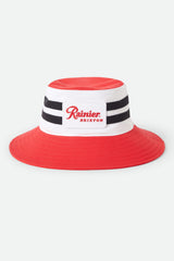 Brixton Rainier X Brixton Natural/RED Boonie Hat