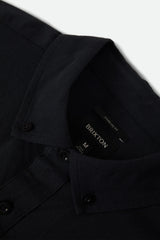 Brixton Sanford Oxford Black S/s Woven Shirt