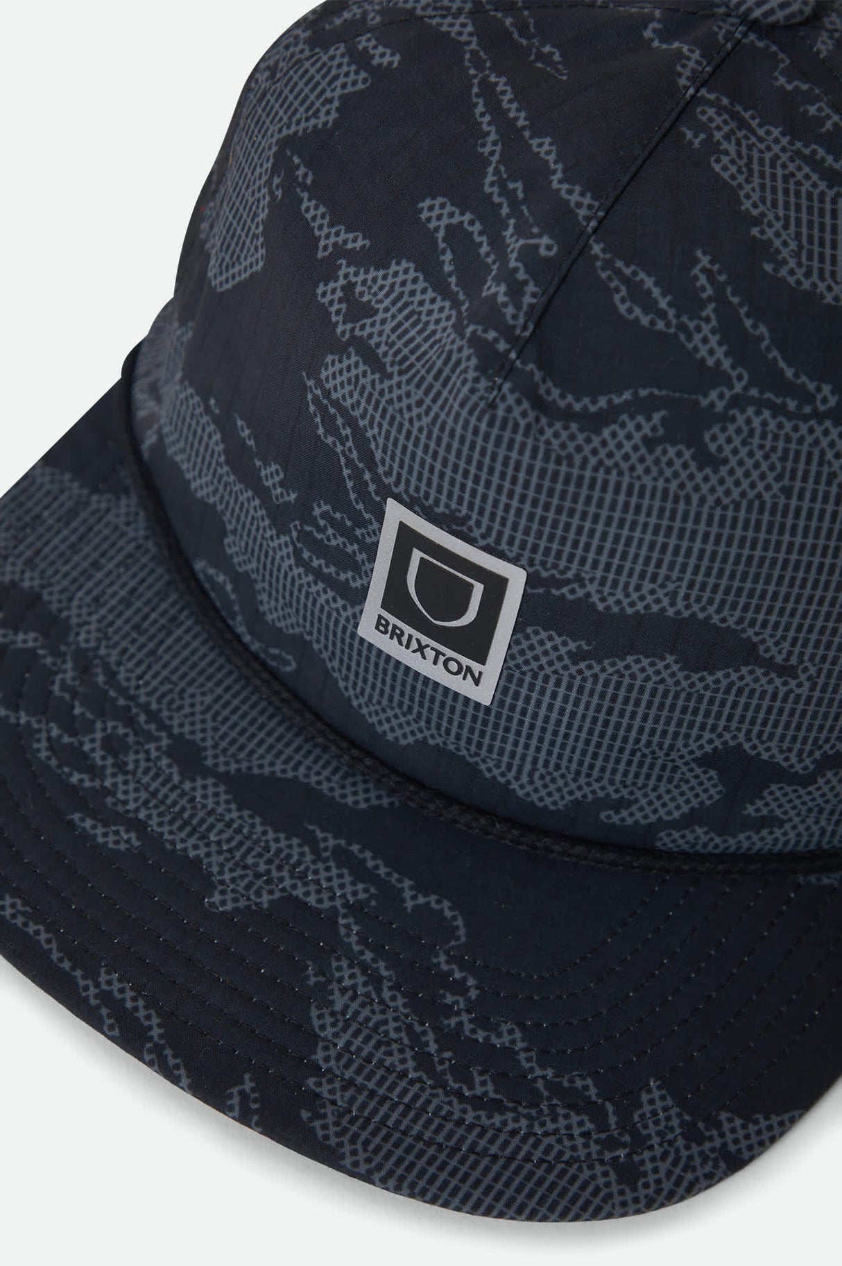 Brixton Journey MP Black Tiger Camo Performance Snapback Hat