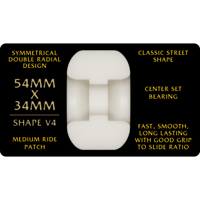 Powell Peralta Dragon Formula Yellow 95a 54mm x 34mm V4 Skateboard Wheels