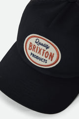 Brixton Henry MP Black/Black Trucker Hat