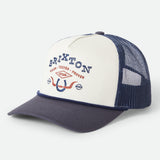 Brixton Beekman OFF White/Navy C NP MP Trucker Hat