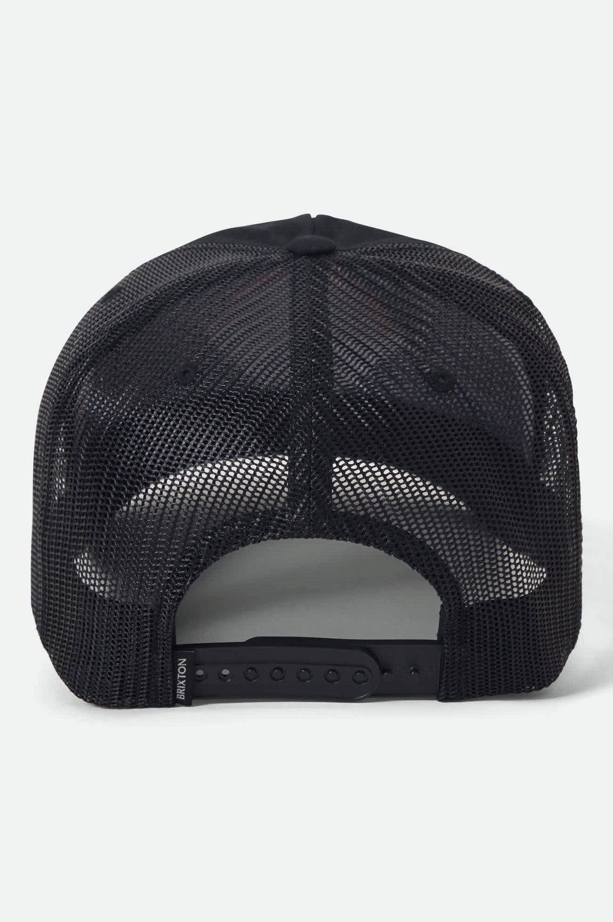 Brixton Leeway MP Black Black Trucker Snapback Hat