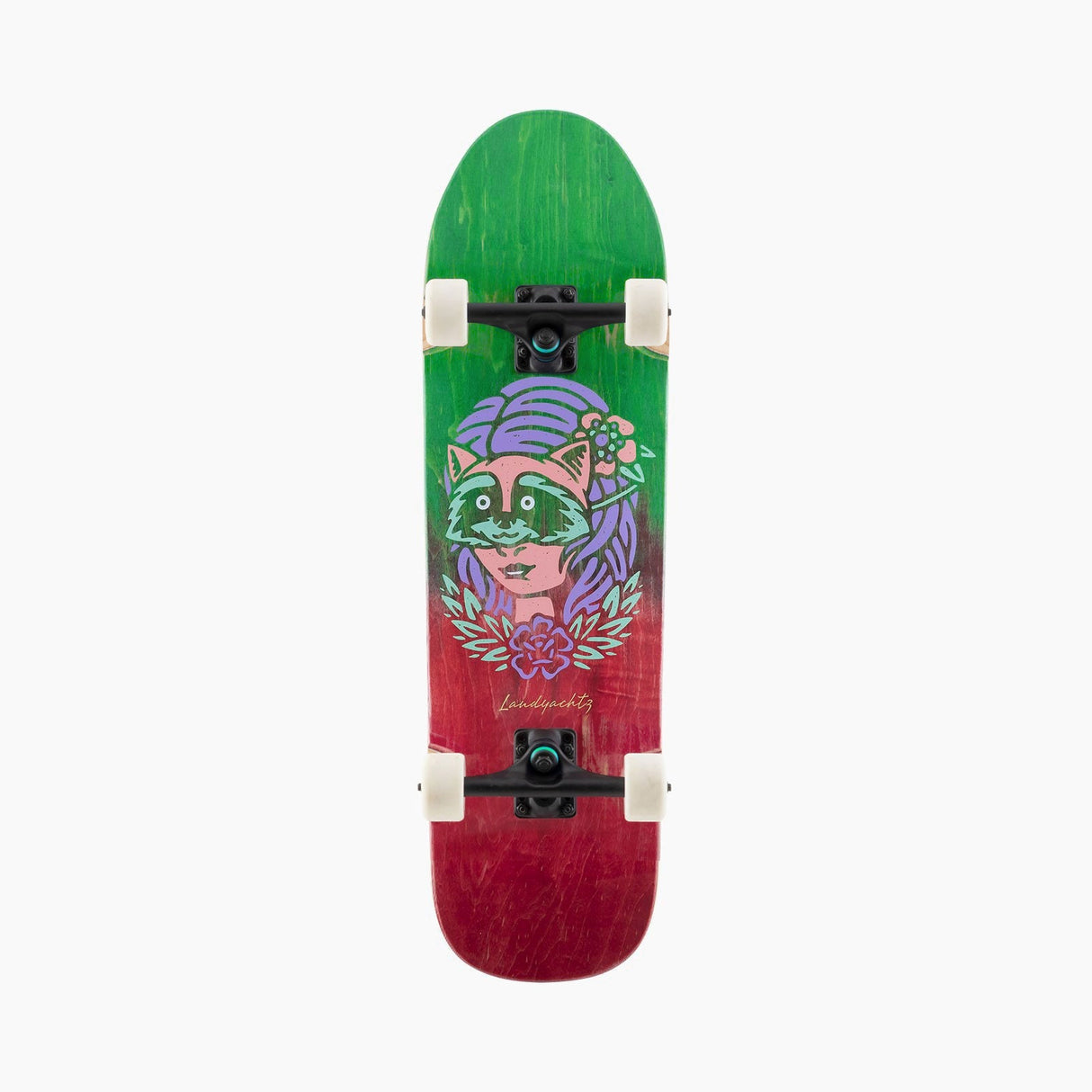 Landyachtz ATV Perfecto Raccoon Cruiser Complete Skateboard