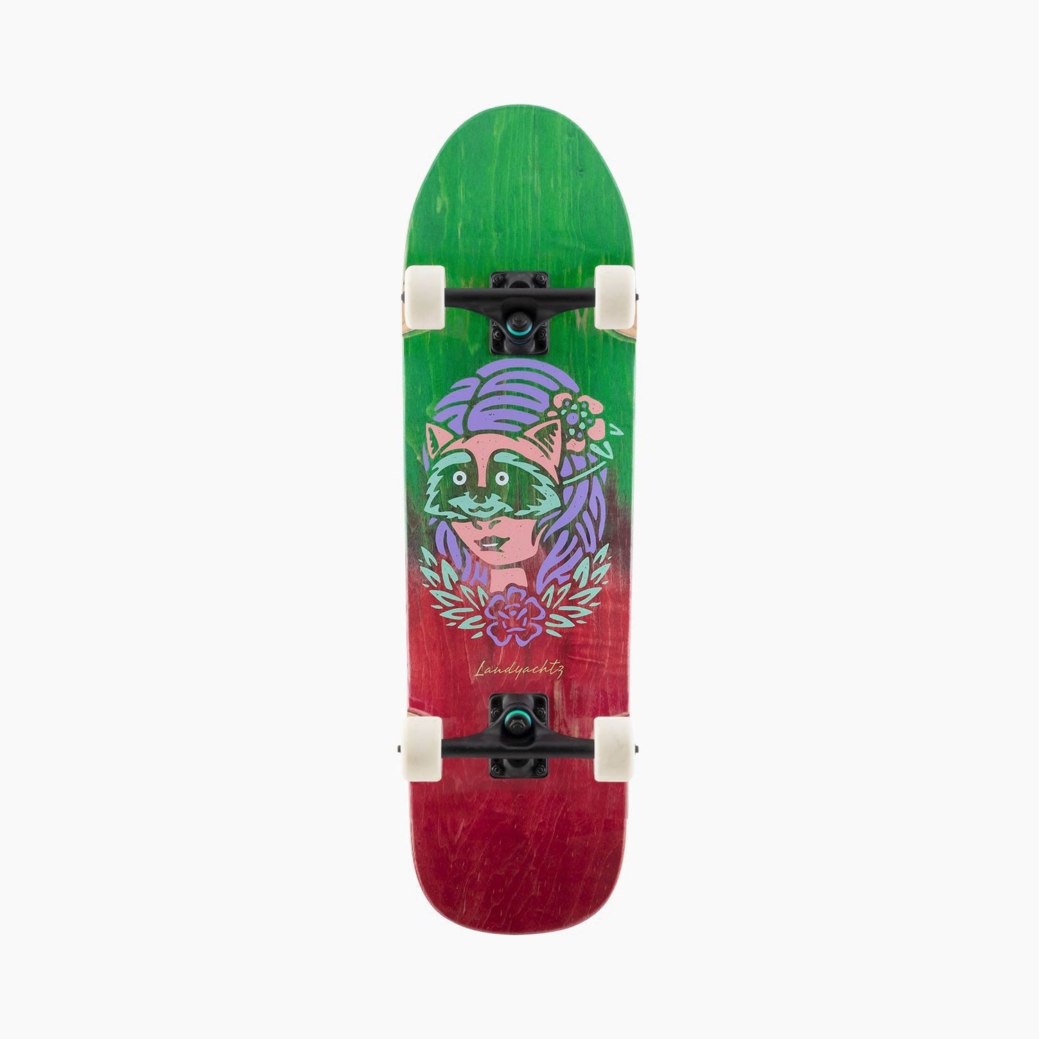 Landyachtz ATV Perfecto Raccoon Cruiser Complete Skateboard