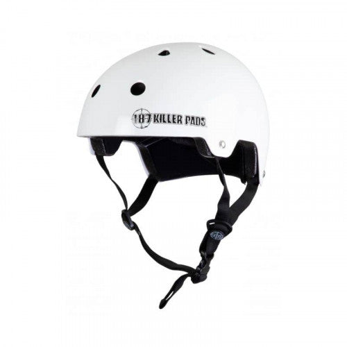 187 KILLER PADS Certified White Youth Helmet