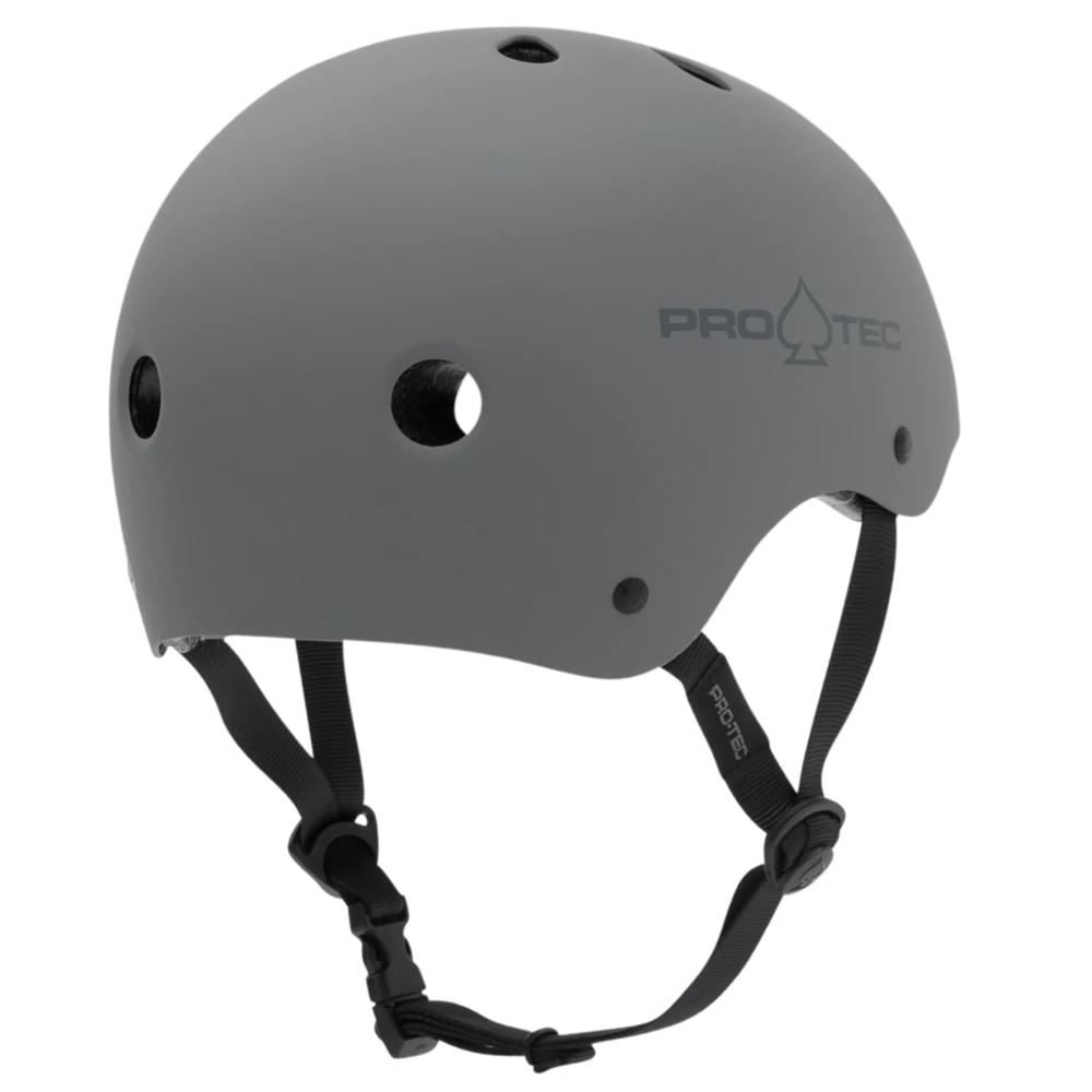 ProTec Classic Certified Matte Grey Helmet