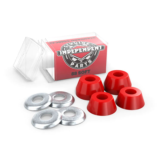Independent Conical Soft 88a Red Set of 2 Bushings