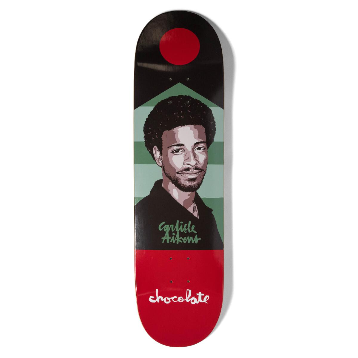 Chocolate Carlisle Aikens Hecox Portrait 8.25" Skateboard Deck