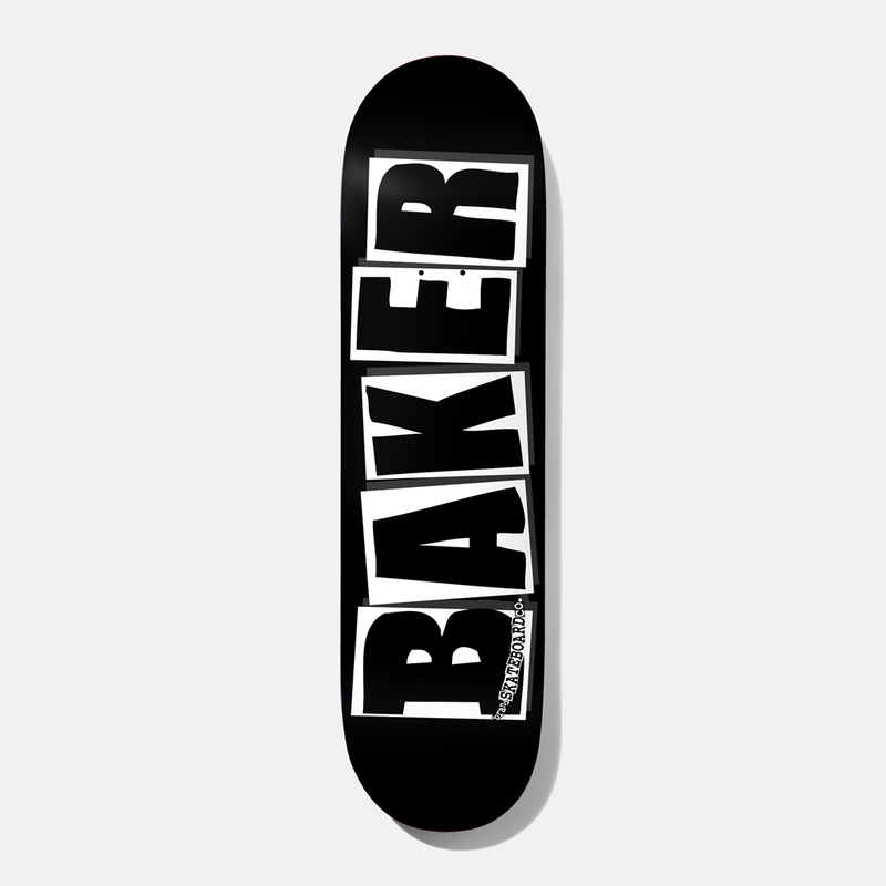 Baker Brand Logo Black/White 8.475" Skateboard Deck