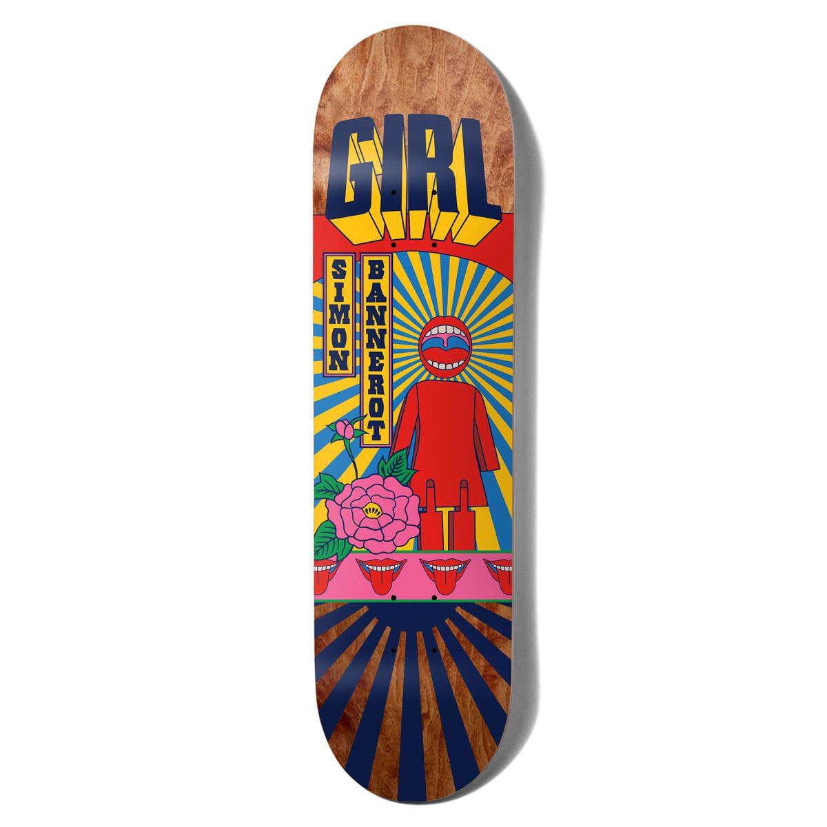 Girl Simon Bannerot Rising 8.5" Skateboard Deck