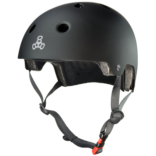 Triple 8 Dual Certified Black Matte L/XL Helmet