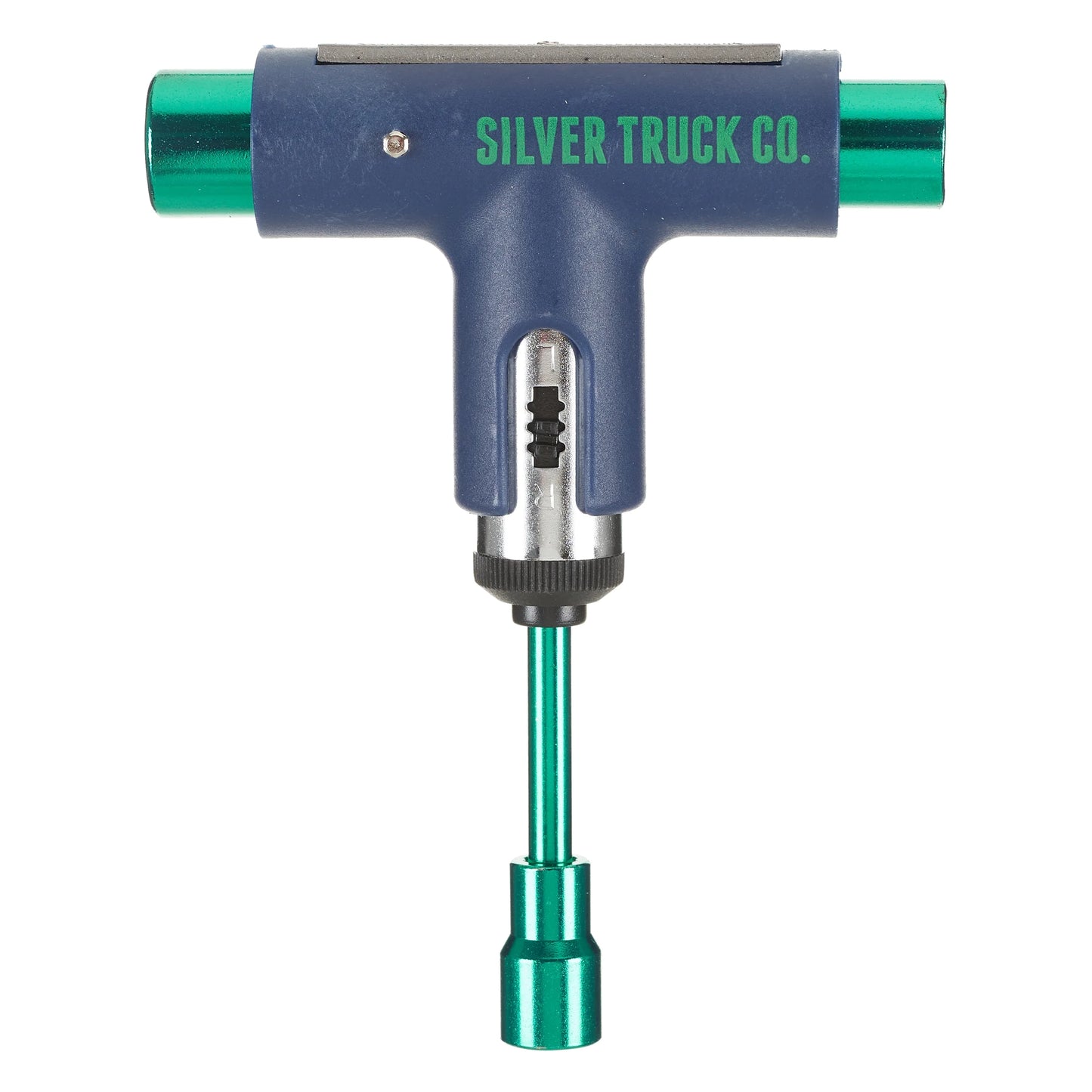 Silver Blue/Green Skate Tool