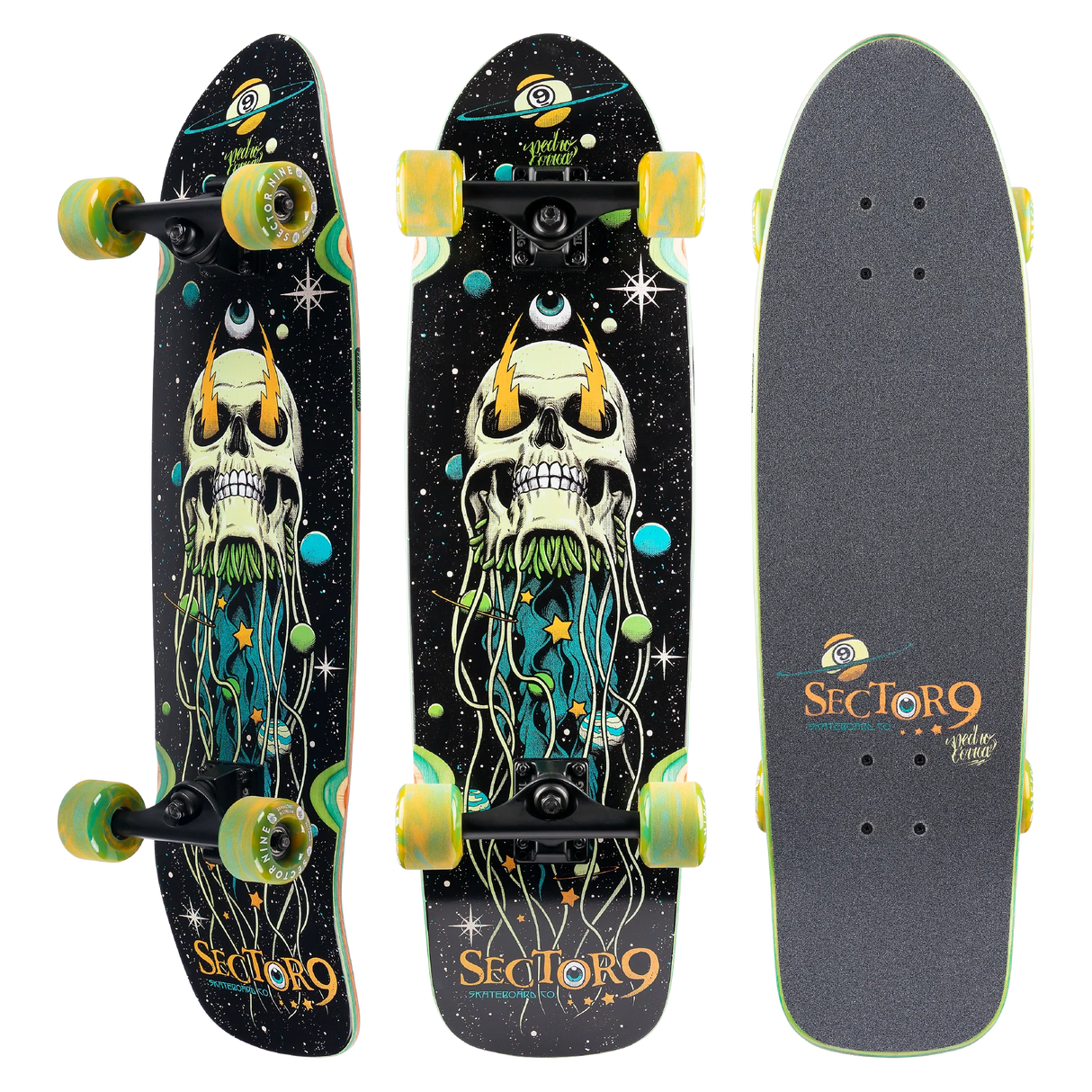 Sector Nine Chop Hop Charge  30.5" X 8.625" Cruiser Complete Skateboard