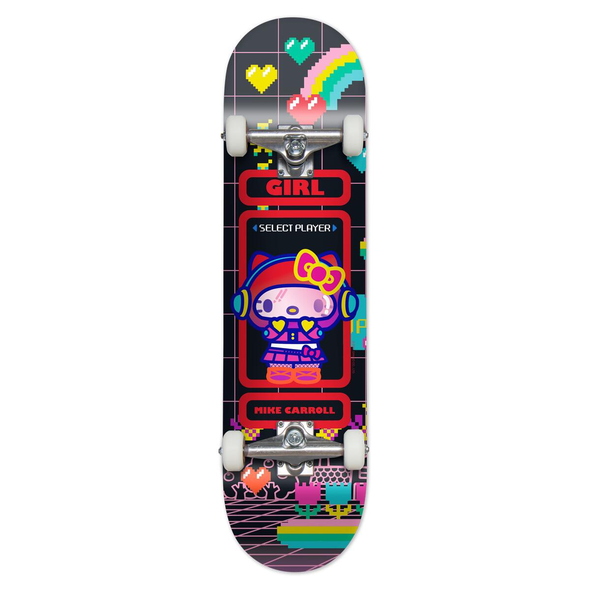 Girl Sanrio Carroll Kawaii Arcade Complete Skateboard