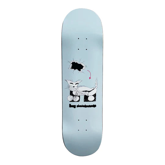 Frog Cat Escape! Blue 8.6" Skateboard Deck