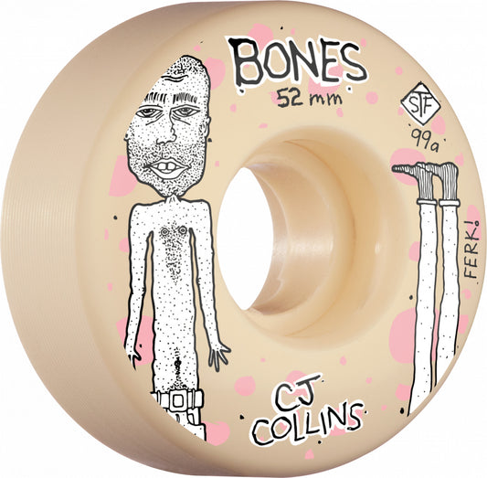Bones STF V3 Slims Collins Ferk 99a 52mm Wheels