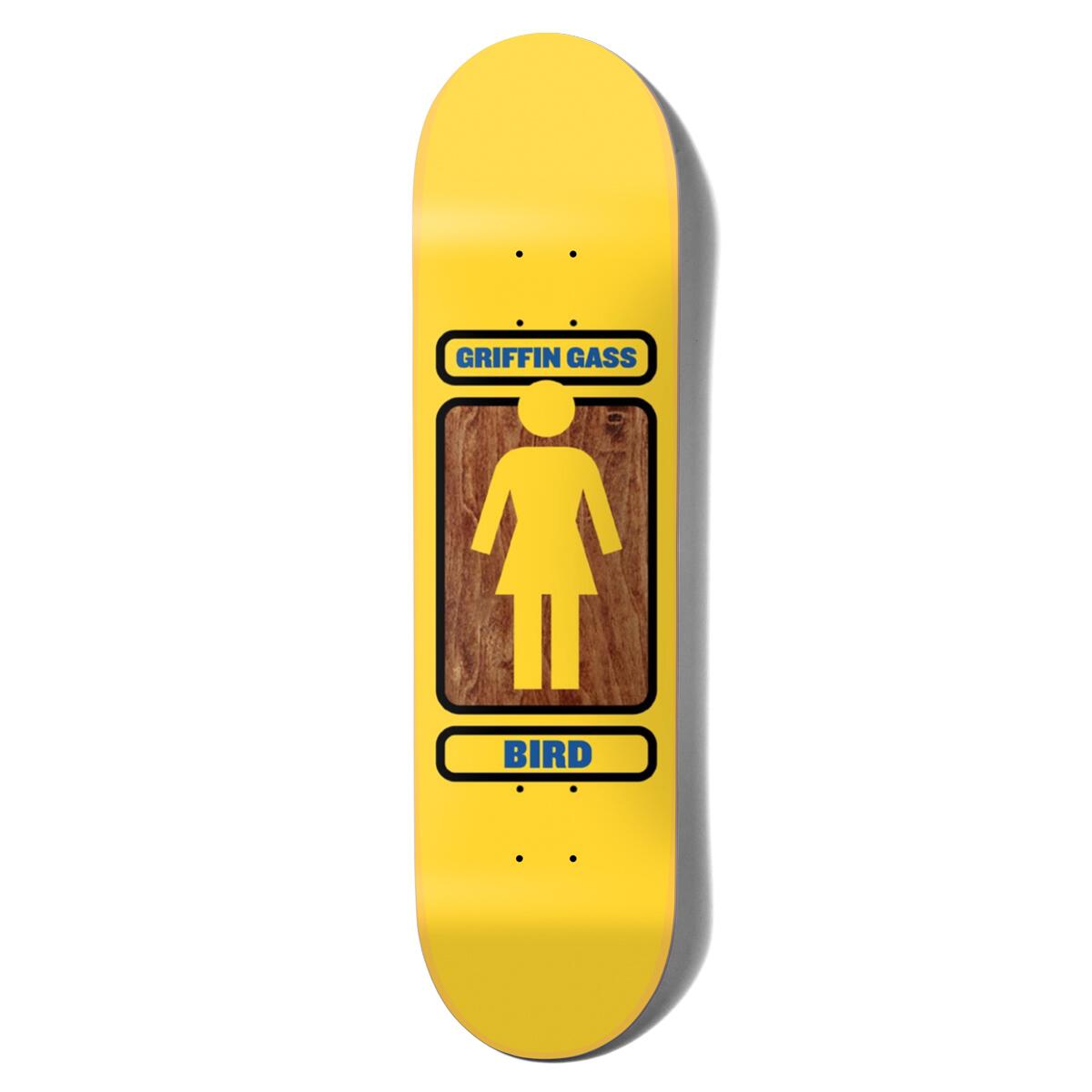 Girl Griffin Gass 93' Til Yellow 8" Skateboard Deck