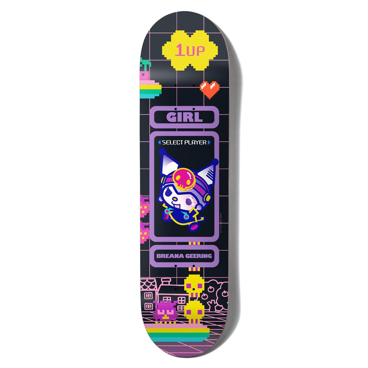 Girl Sanrio Geering Kawaii Arcade Skateboard Deck