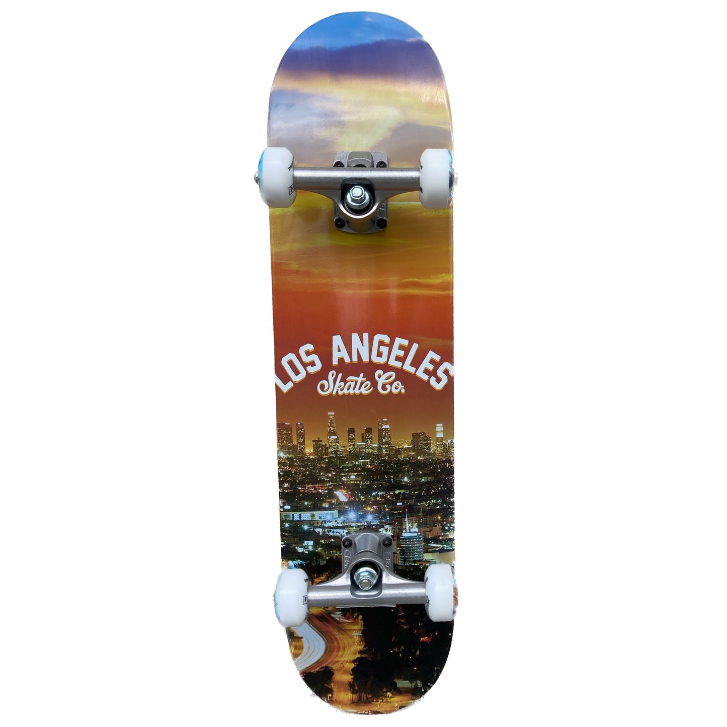 LA Skate Sunset Skyline Mini 7.25" Complete Skateboard