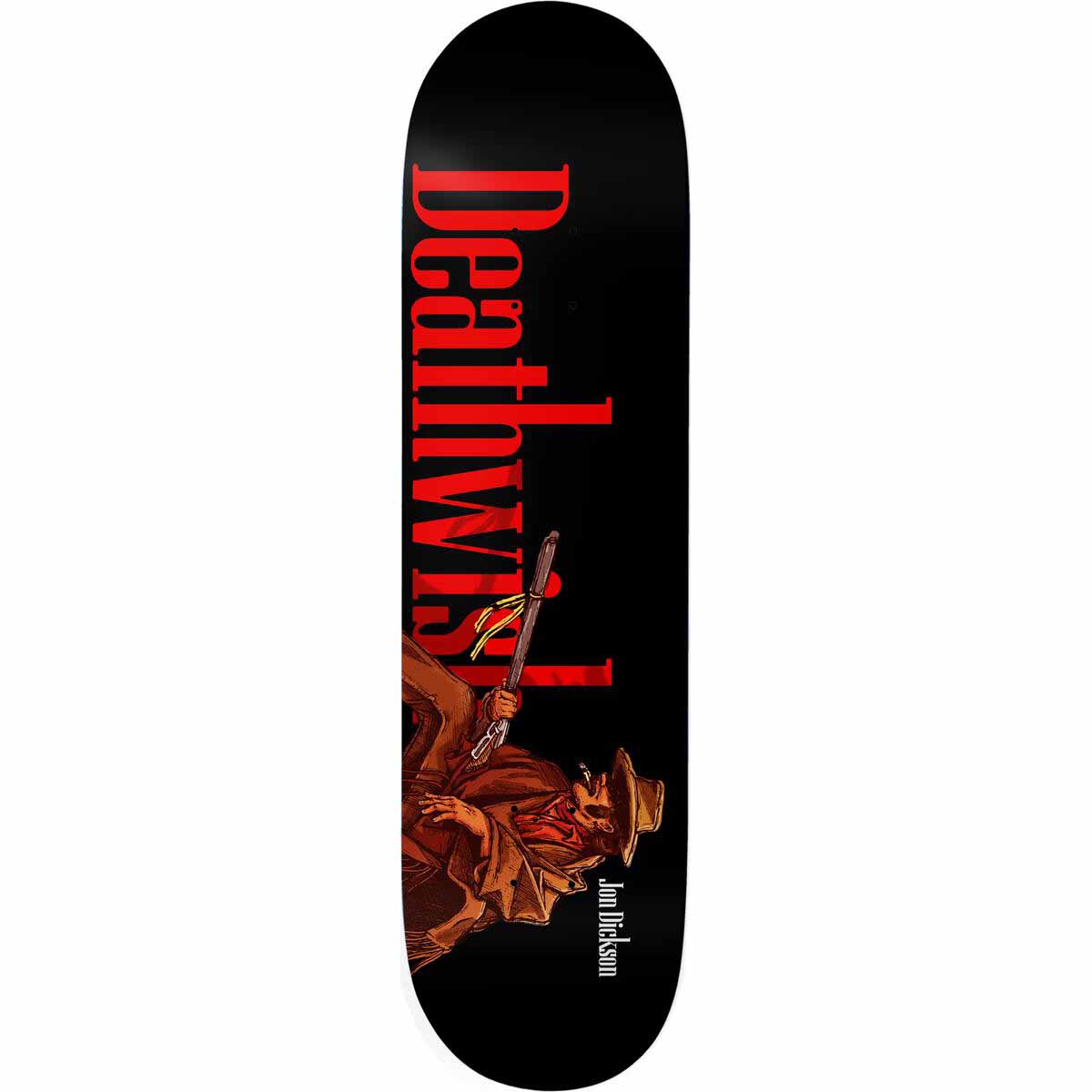 Deathwish Jon Dickson Outlaw Black 8.25" Skateboard Deck