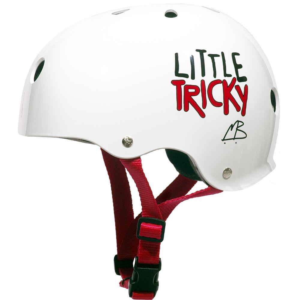 Triple Eight Little Tricky JR V2 White Gloss Helmet