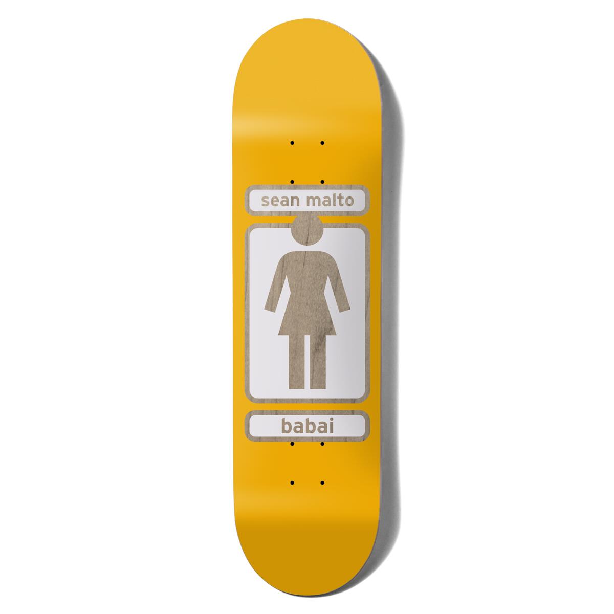 Girl Sean Malto 93' Til Yellow 8.25" Skateboard Deck