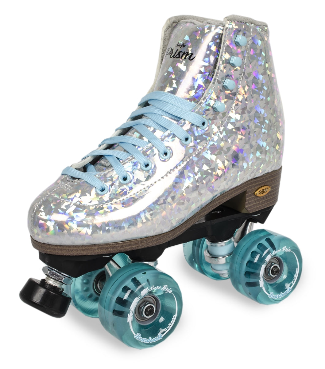 Sure-Grip Prism Plus Silver Roller Skates