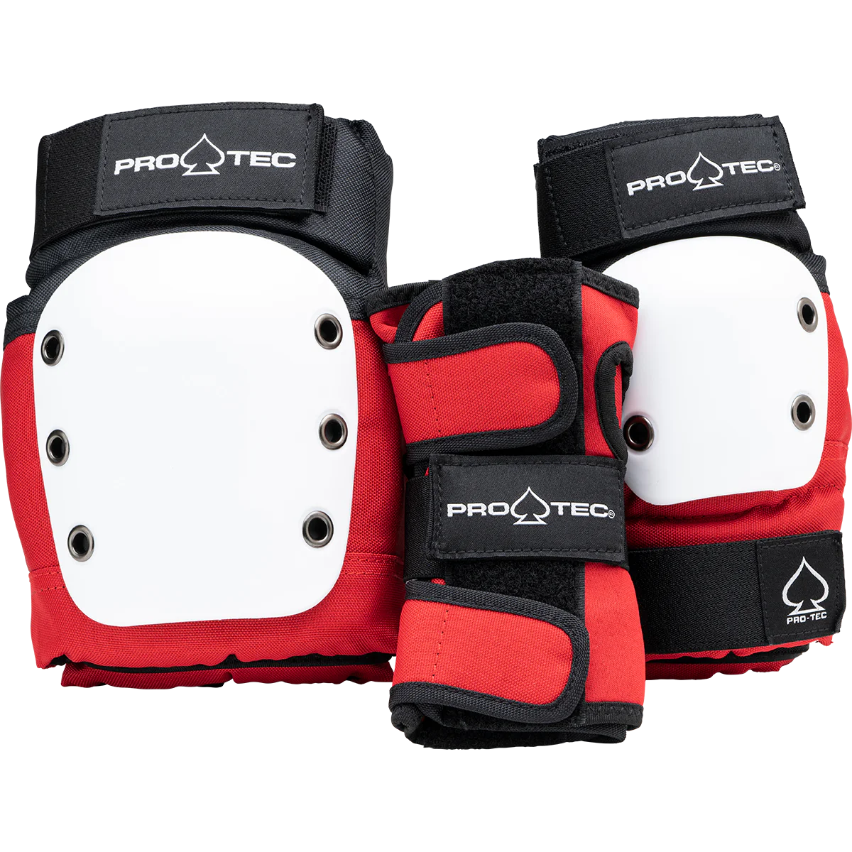 ProTec Street Junior 3-pack Red, White & Black Youth Pads