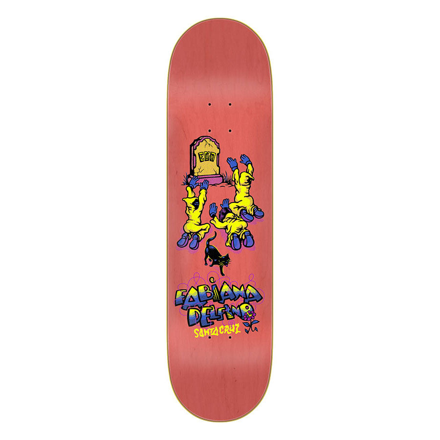 Santa Cruz Delfino Ego 8.25in x 31.83in Skateboard Deck