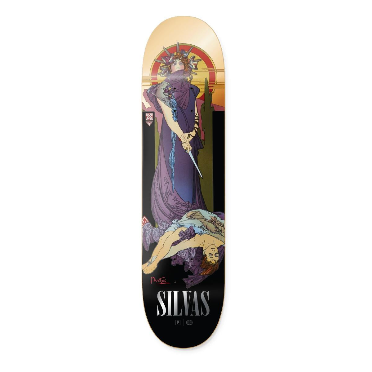 Primitive Silvas Tragedy 8.25" Skateboard Deck