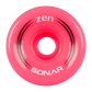 Riedell Sonar Zen 85a 62mm (Set of 4) Pink Roller Skate Wheels