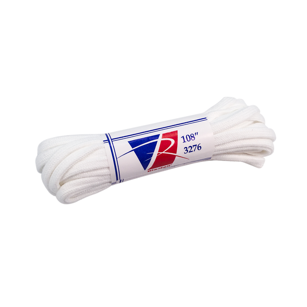 Riedell Textured Poly Laces White 81"