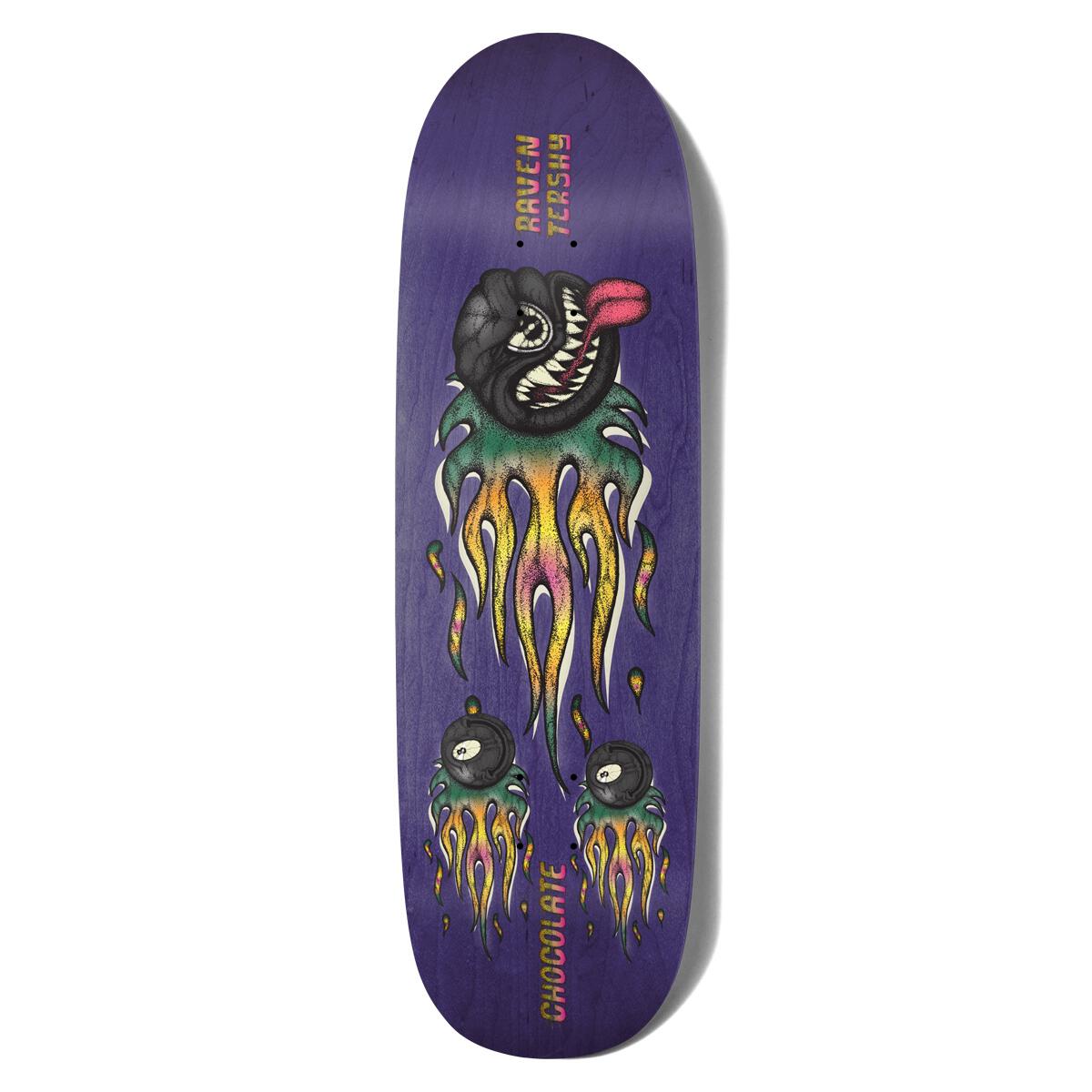 Chocolate Raven Tershy Mad 8-Ball One Off 9.25" Skateboard Deck