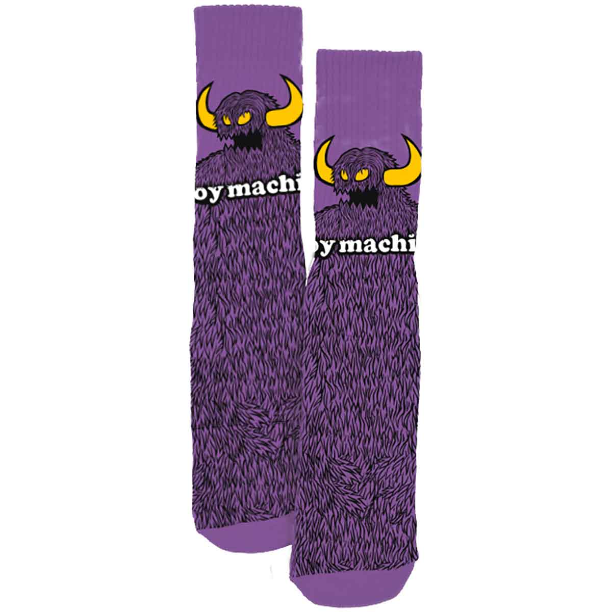 Toy Machine Furry Monster Purple Socks