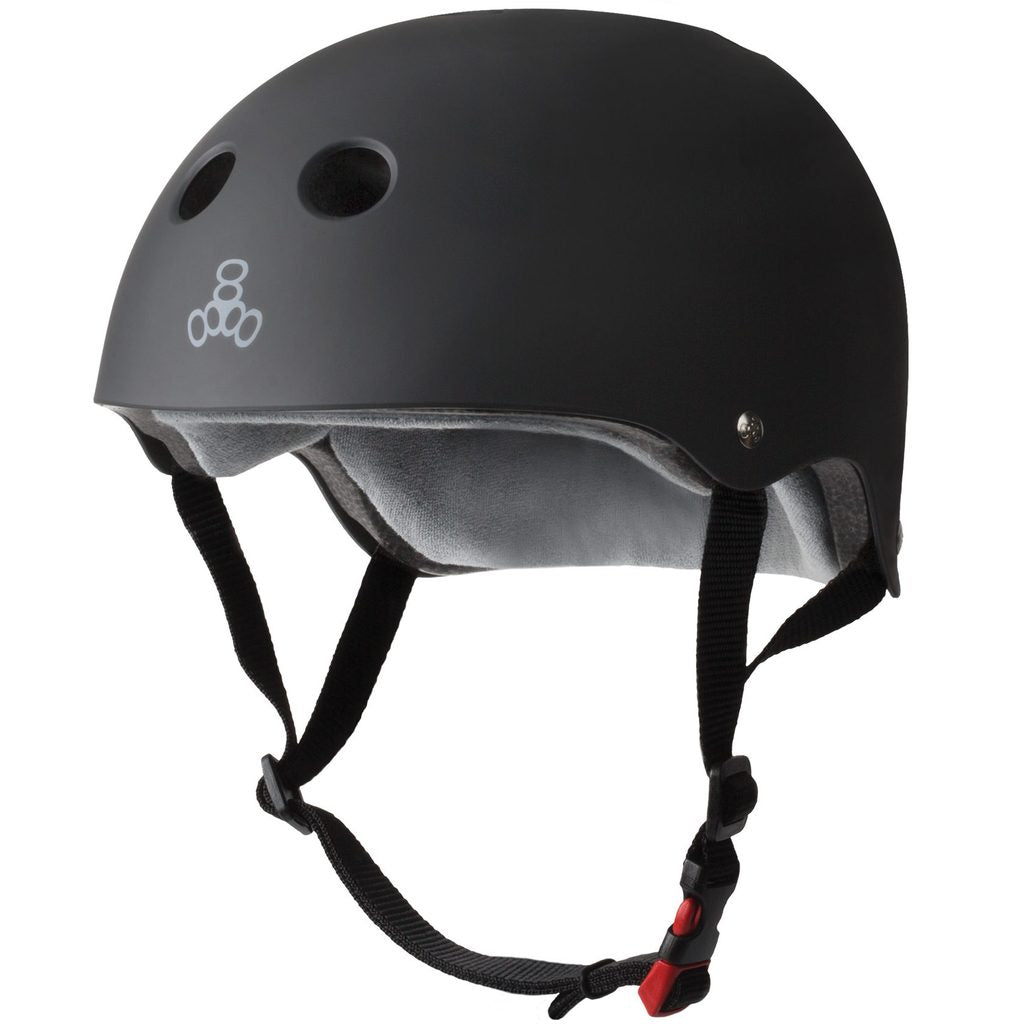Triple 8 Certified Sweatsaver Black Rubber XL/XXL Helmet