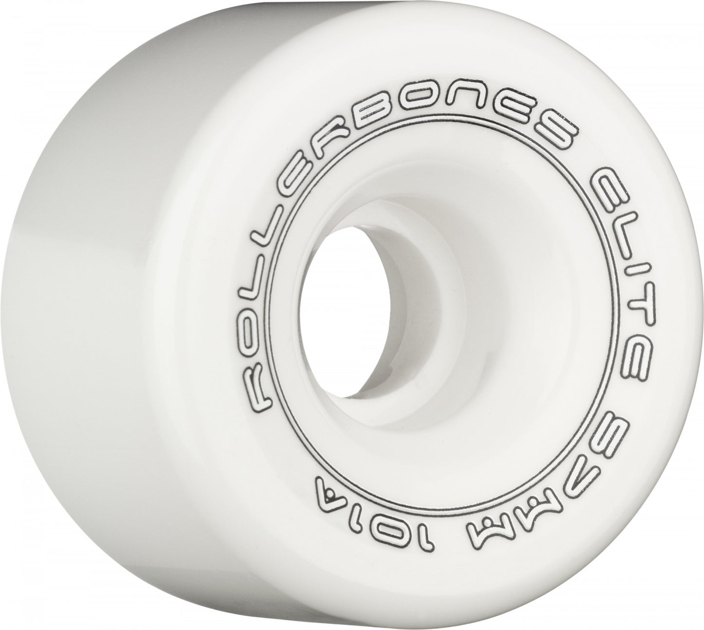 Roller Bones Elite 101a 57mm White (Set of 8) Roller Skate Wheels