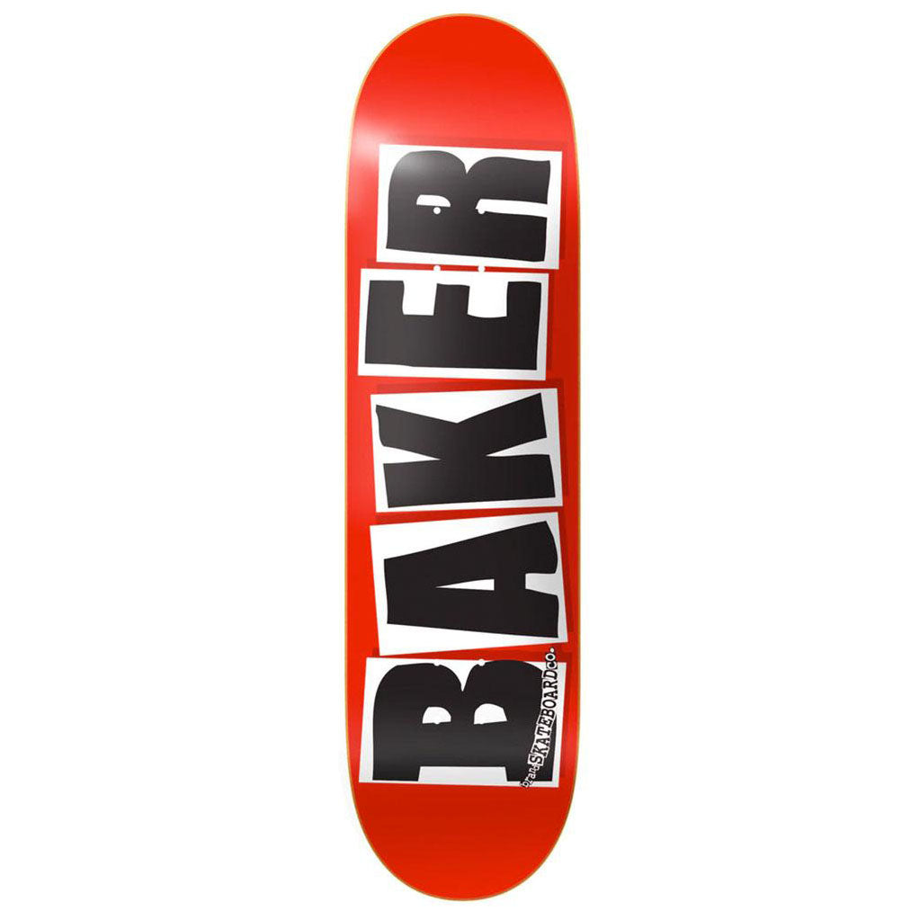 Baker Brand Logo Black/Red 7.875" Deck