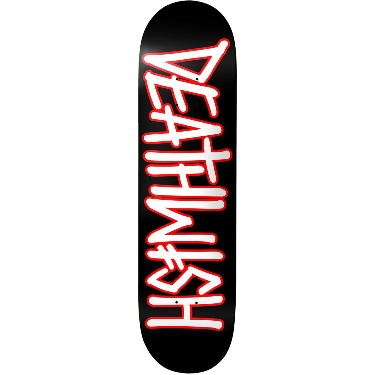 Deathwish Outline Black/White 8.75" Skateboard Deck