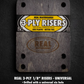 Real 3-Ply Universal Risers